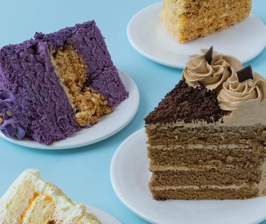 Slices of cakes left